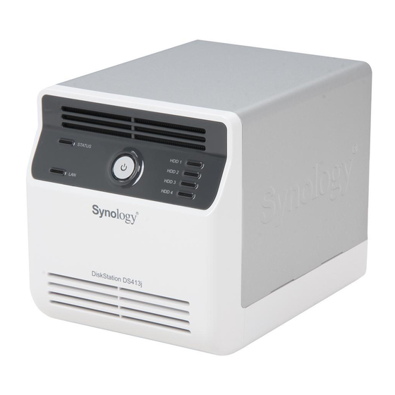 Synology DiskStation DS413j Quick Installation Manual