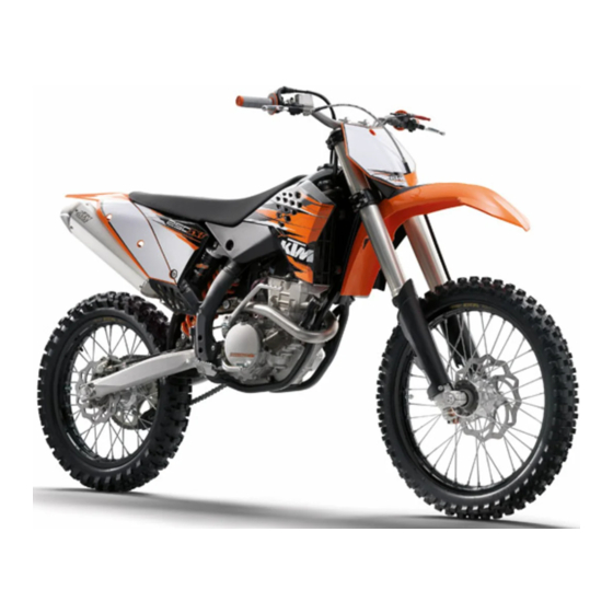 KTM 250 EXC-F EU Setup Instructions