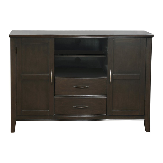 User Manuals: Simpli Home 3AXCCARTVS Storage Cabinet