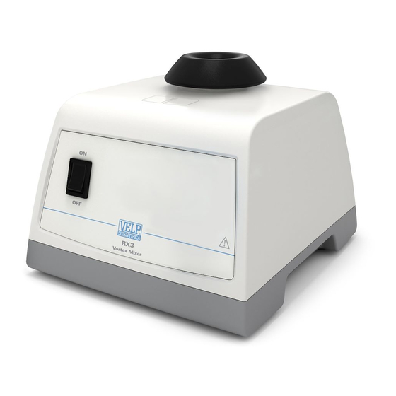 Velp Scientifica RX3 Instruction Manual