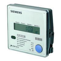 Siemens Siemeca AMR AEW36.2 Manual