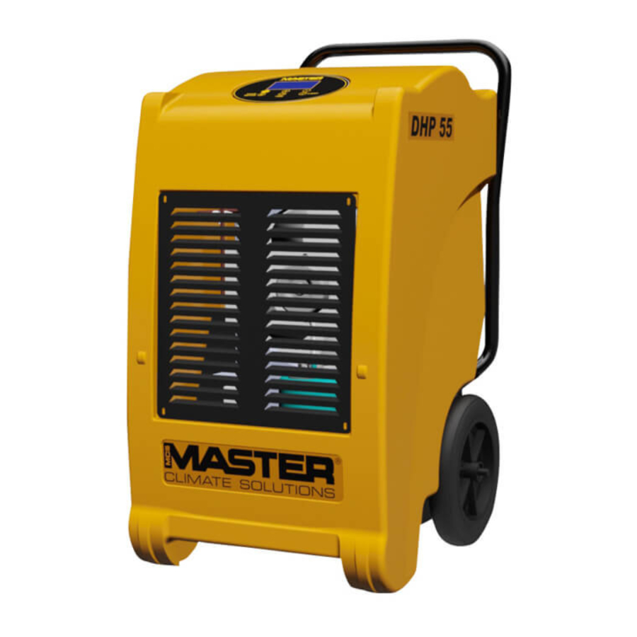Master DHP 55 User And Maintenance Book