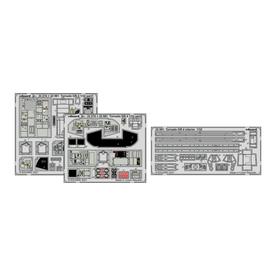 Eduard Tornado GR.4 interior Quick Start Manual