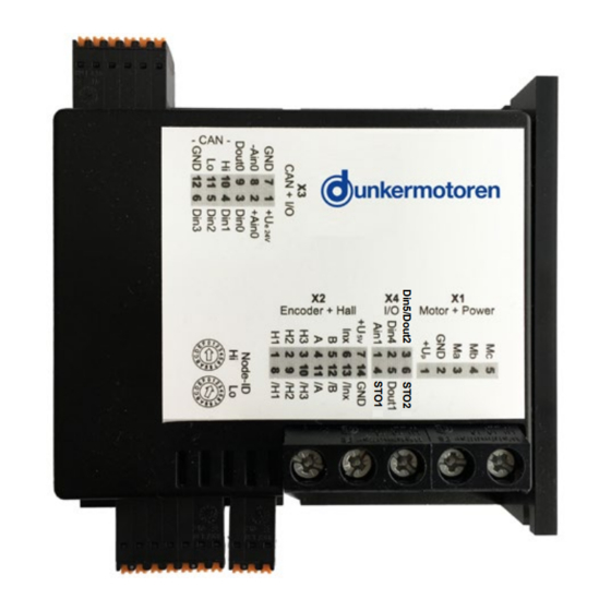 Ametek dunkermotoren BGE 6060 A Operation Manual
