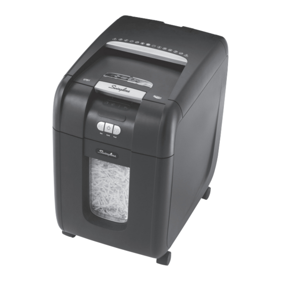 Swingline Stack-and-Shred 230X Instruction Manual