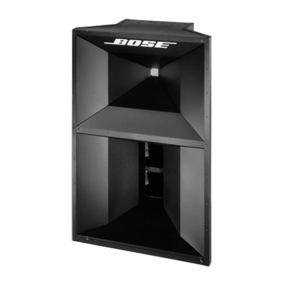 Bose PANARAY LT II Series Service Manual