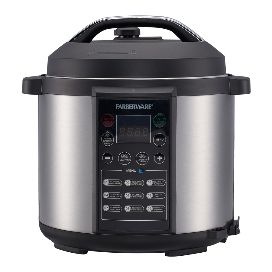 Farberware WM-CS6004W - 7-in-1 Programmable Pressure Cooker Manual