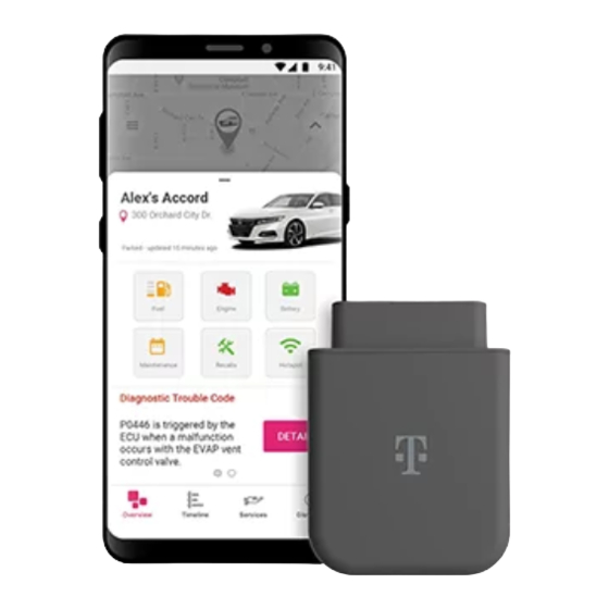 T-Mobile SyncUP DRIVE Start Manual
