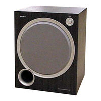 Sony SA-WMSP68 Service Manual