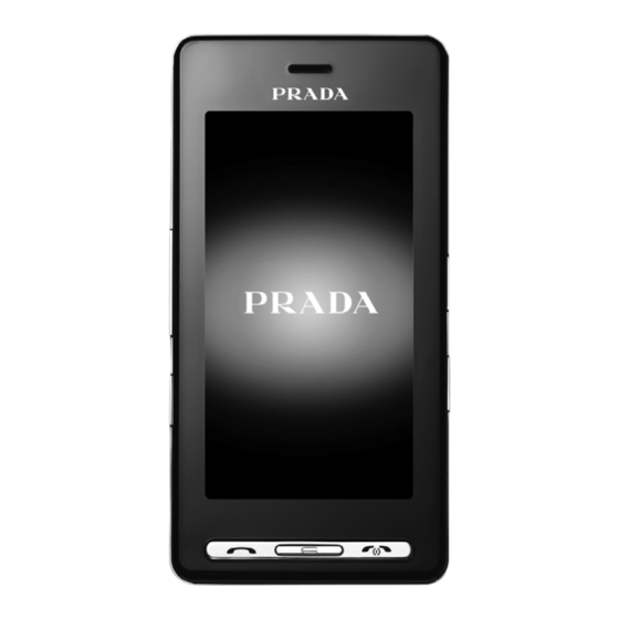 LG PRADA User Manual