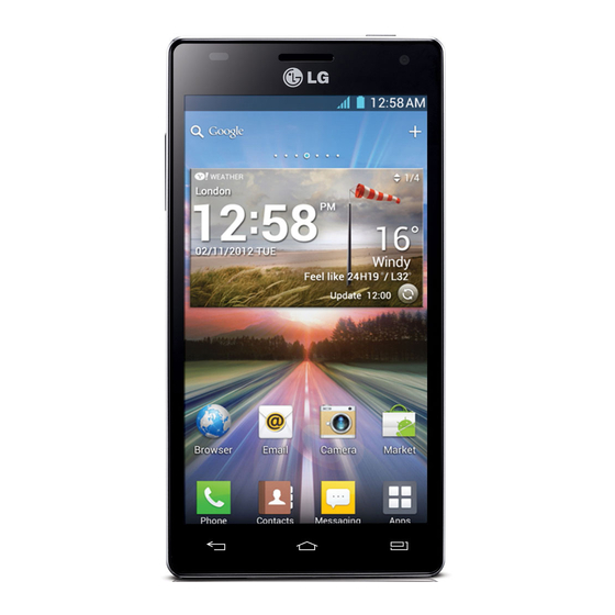 LG -P880 Quick Reference Manual
