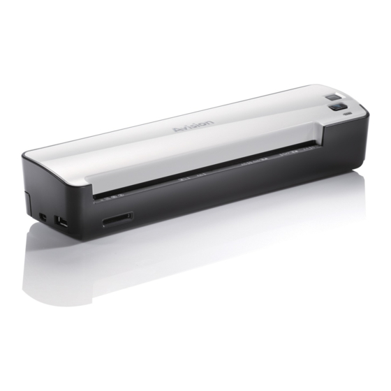 Avision IS25 Quick Manual