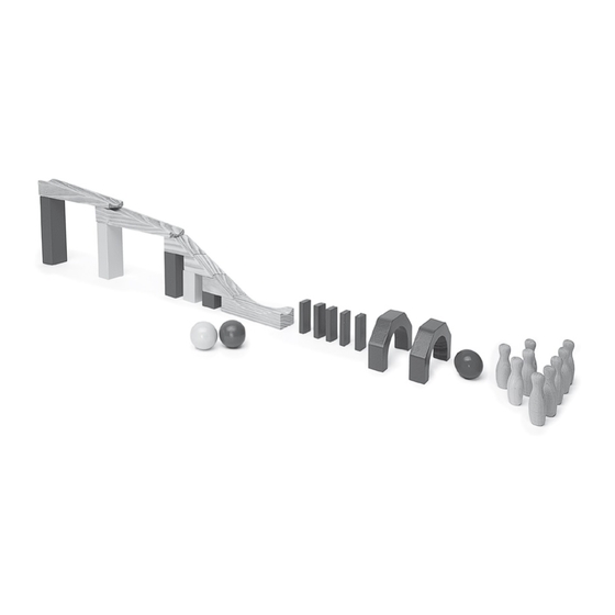 PLAYTIVE JUNIOR WOODEN MARBLE RUN Instructions For Use Manual