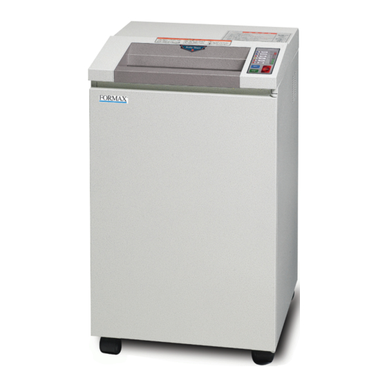 Formax FD 8600CC Operator's Manual