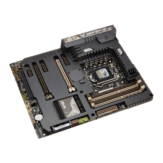 Asus SABERTOOTH Z97 MARK 1 Quick Start Manual