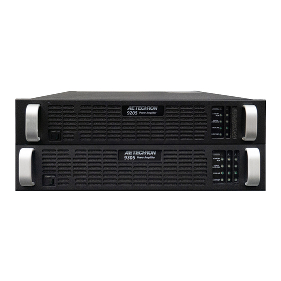 Aetechron 9205 Manuals