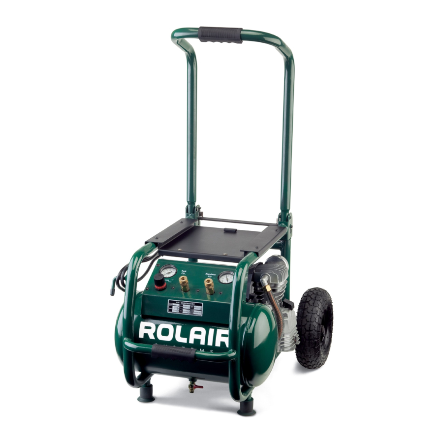 Rolair VT25BIG - PORTABLE AIR COMPRESSOR Manual