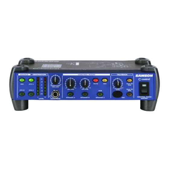 Samson C-Control Owner's Manual