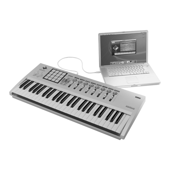 Korg KONTROL49 Owner's Manual