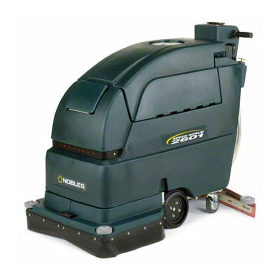 Nobles Speed Scrub 2601 Operator And Parts Manual