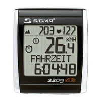Sigma BC 2209 MHR User Manual