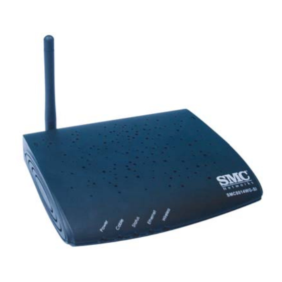 SMC Networks EZ Connect SMC8014WG-SI Manuals