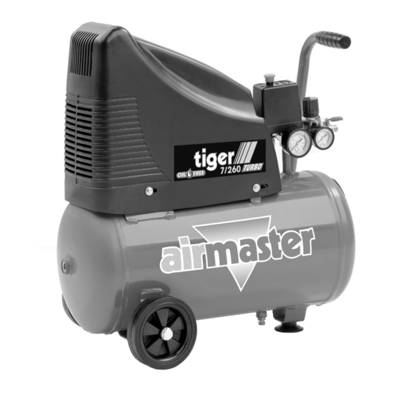 airmaster TIGER 7-260 Operation & Maintenance Instructions Manual
