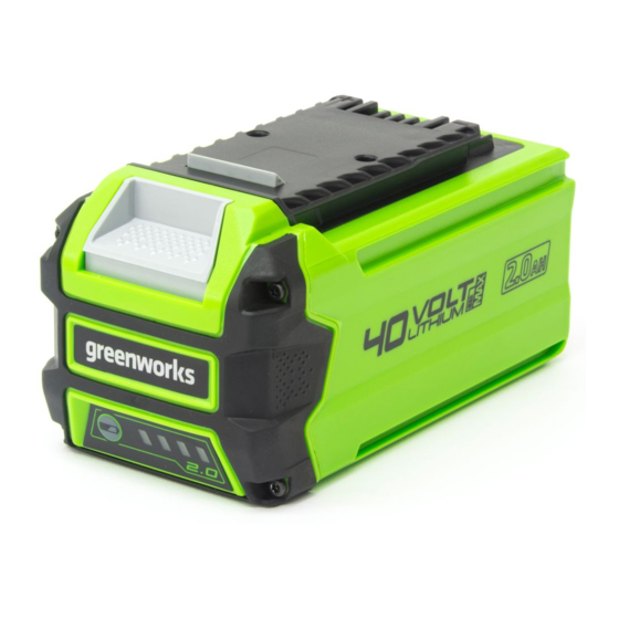 GreenWorks G40B2 Original Instructions Manual