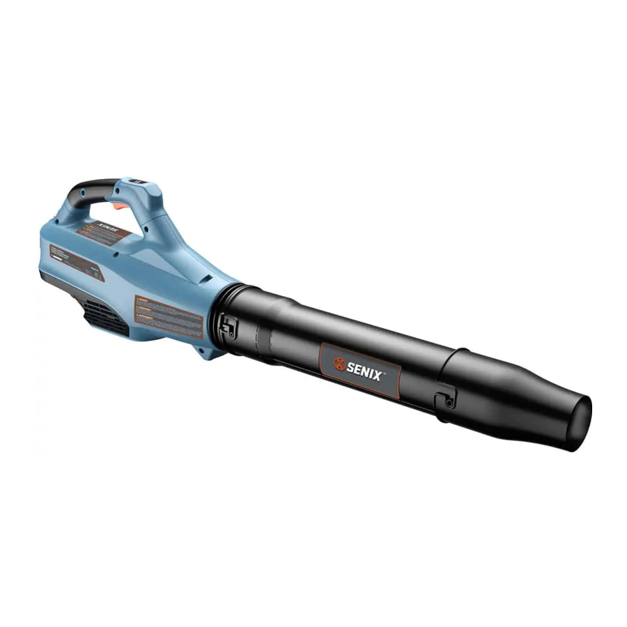 Senix BLAX5-M, BLAX5-M-0 - Blower Manual