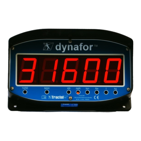 Tractel Dynafor AL63 Installation, Operating And Maintenance Manual