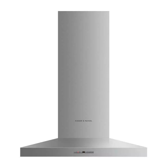 Fisher & Paykel HC30DTX1 Installation Instructions Manual