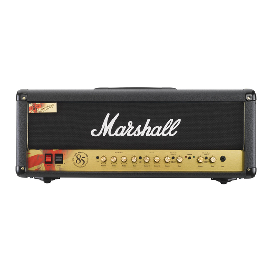 Marshall Amplification 1923 Owner's Manual
