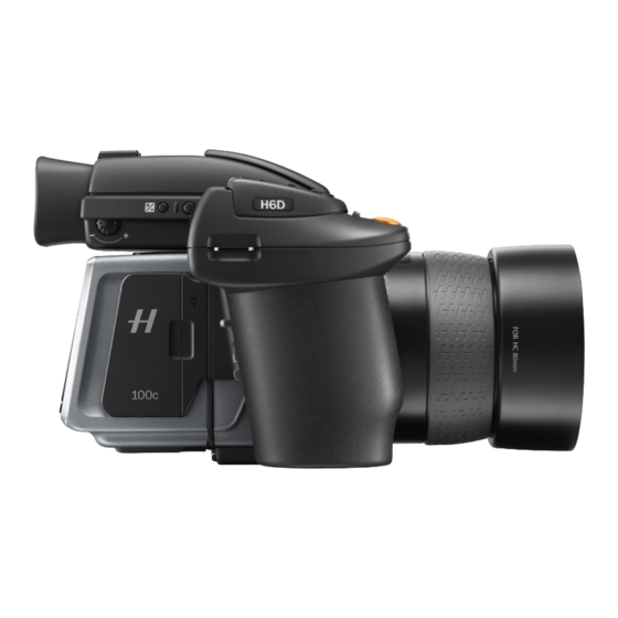Hasselblad H6D User Manual