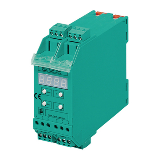 Pepperl+Fuchs KFU8-FSSP-1.D-Y Manuals