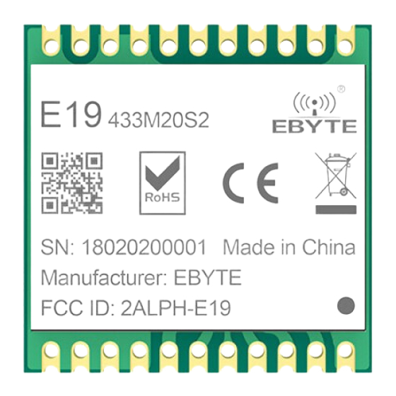 Ebyte E19-433M20S2 User Manual