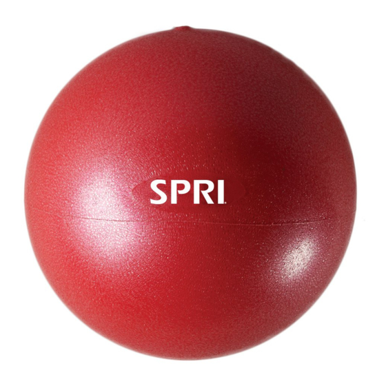 SPRI Sponge Ball Instructions