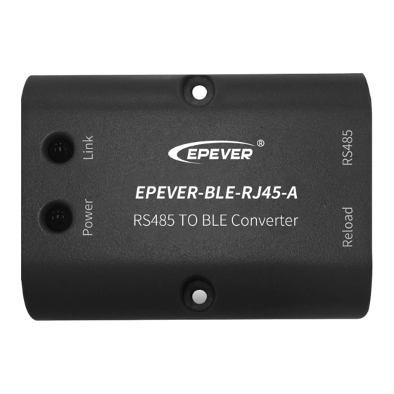 Epever BLE-RJ45-A Quick Start Manual