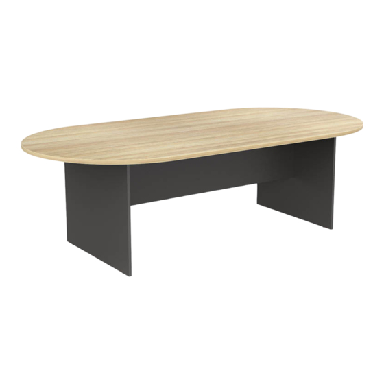 Epic Office Furniture Ekosystem Meeting Table Assembly Instructions Manual