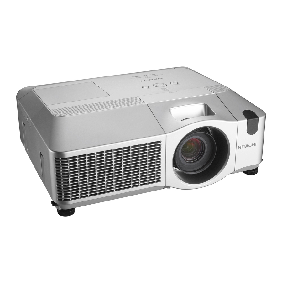 Hitachi CP-X505 Service Manual