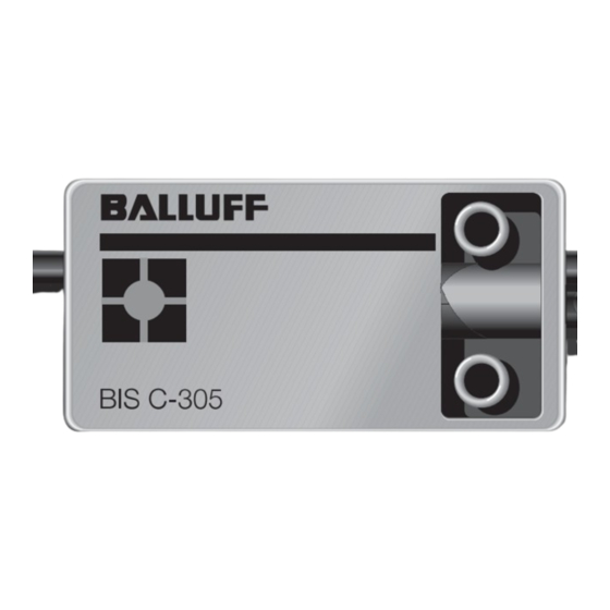 Balluff BIS C-300 Series Manual
