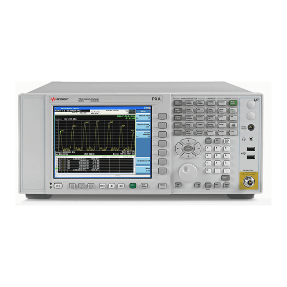 Keysight Technologies X Series Manual