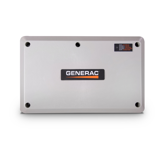 Generac Power Systems SMM Owners & Installation Manual