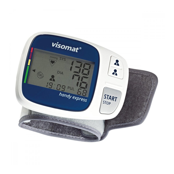 uebe Visomat handy express Instructions For Use Manual