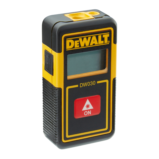 DeWalt DW030PL-KR User Manual