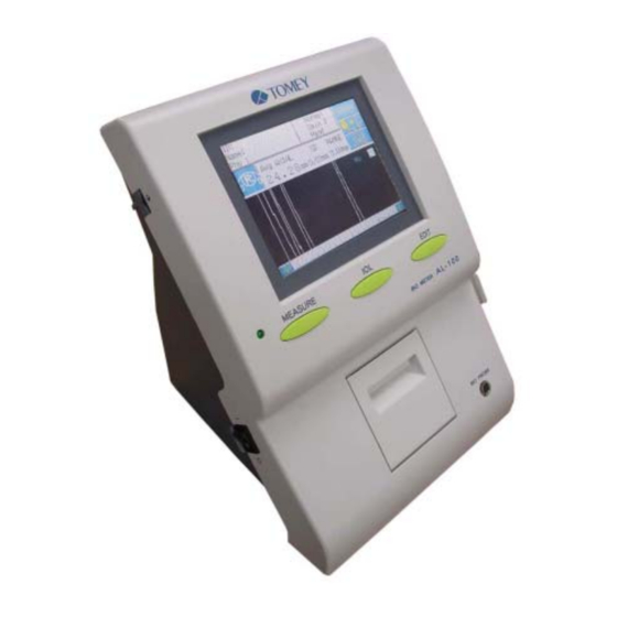 Tomey AL-100 Service Manual