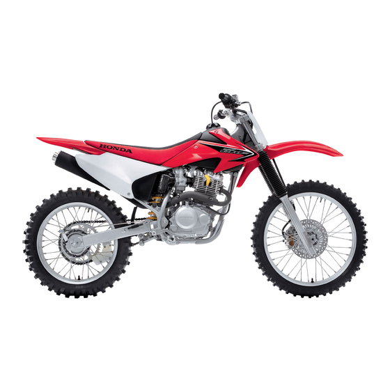 Honda CRF230F 2007 Owner's Manual