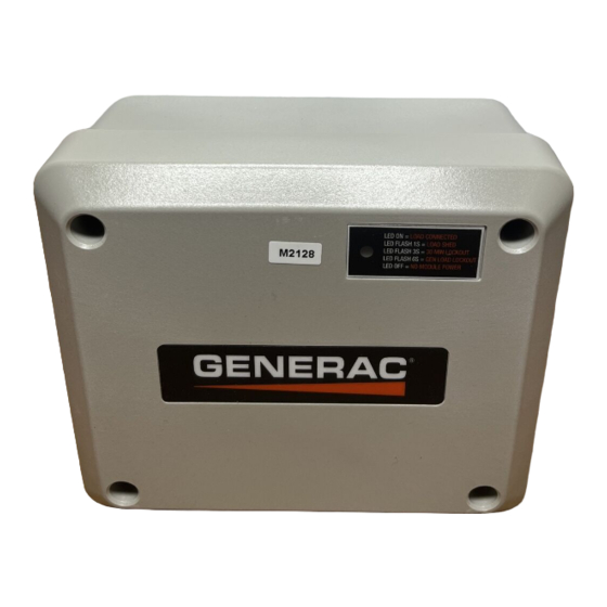 Generac Power Systems SMM Owners & Installation Manual