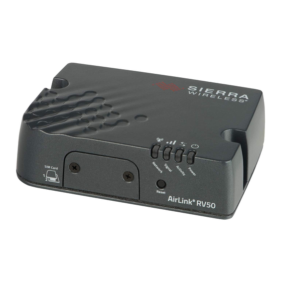 Sierra Wireless AirLink RV50X Hardware User's Manual