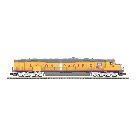 MTHTrains DDA4OX DIESEL ENGINE Operating Instructions Manual