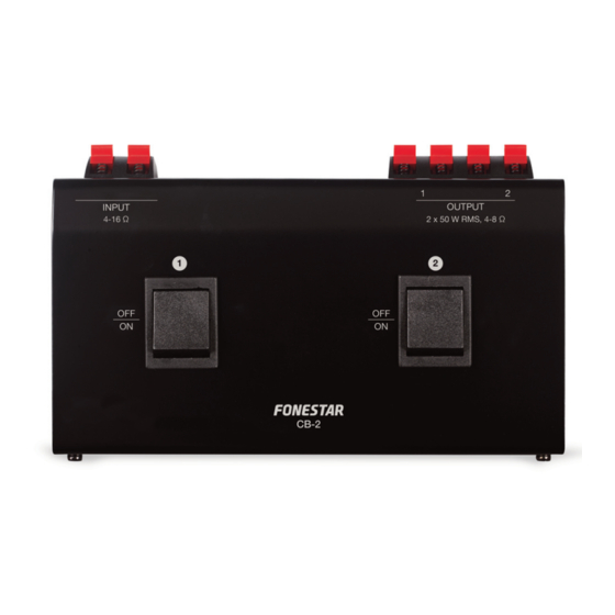 FONESTAR CB-2 Quick Start Manual